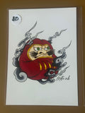 Moto Ink Daruma Doll Red 5x7