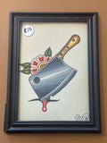 Moto Ink Butcher Knife 5x7
