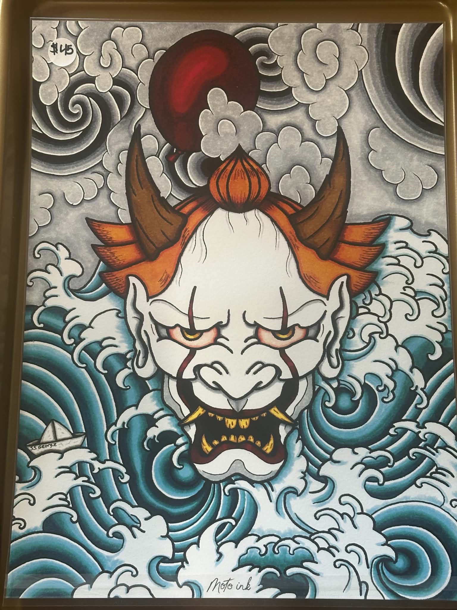Moto Ink Irezumi Pennywise Print 11x15