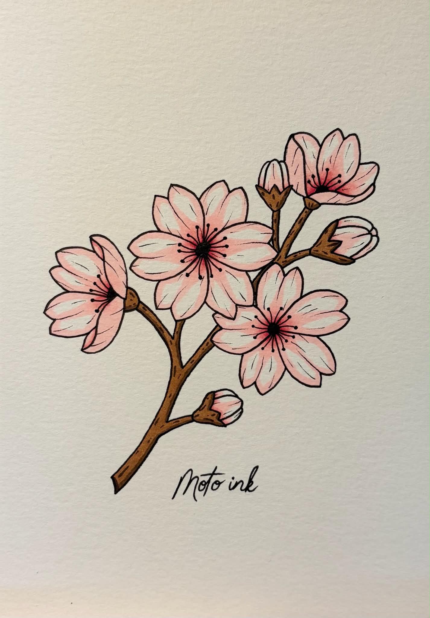 Moto Ink Sakura Print